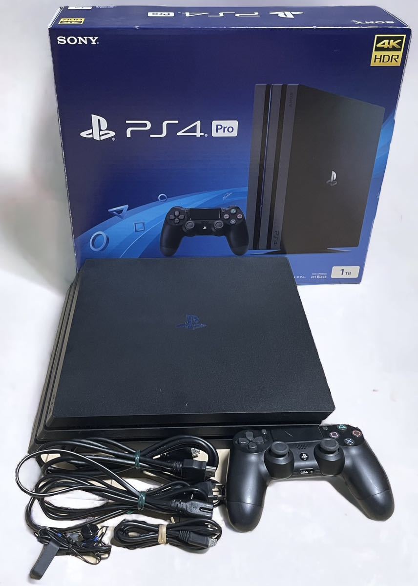 最も信頼できる 本体 【稼働品】PS4Pro セット1TB 初期化済 1円〜 CUH