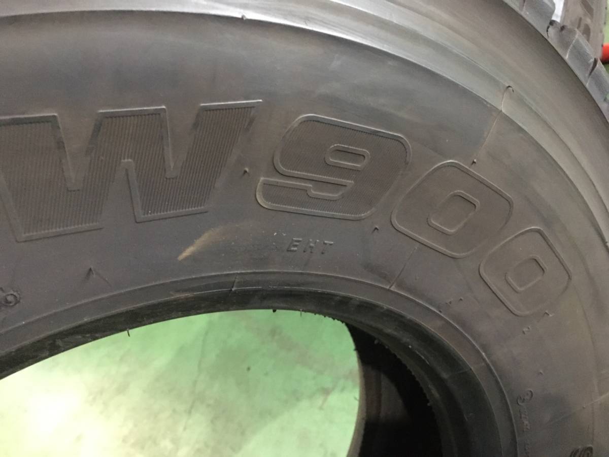 x789-3-9 ☆225/90R17.5 BS W900 中古2本♪ ブリヂストン スタッドレス 2020年製 k70_画像6