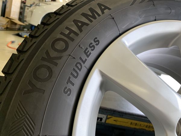 §トヨタ ヴァンガード純正 17X7J+45 114.3-5H アイスガードG075 225/65R17(225/65-17)冬 2017年製 ハリアー/RAV4/ヴァンガード等 中古4本!_手直し部分です。