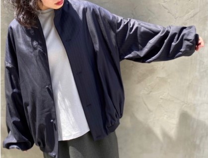定価9 5万 seya セヤ Puffy Nehru blouson Worsted wool ウール 定価9 5万 seya セヤ Puffy Nehru blouson Worsted wool ウール