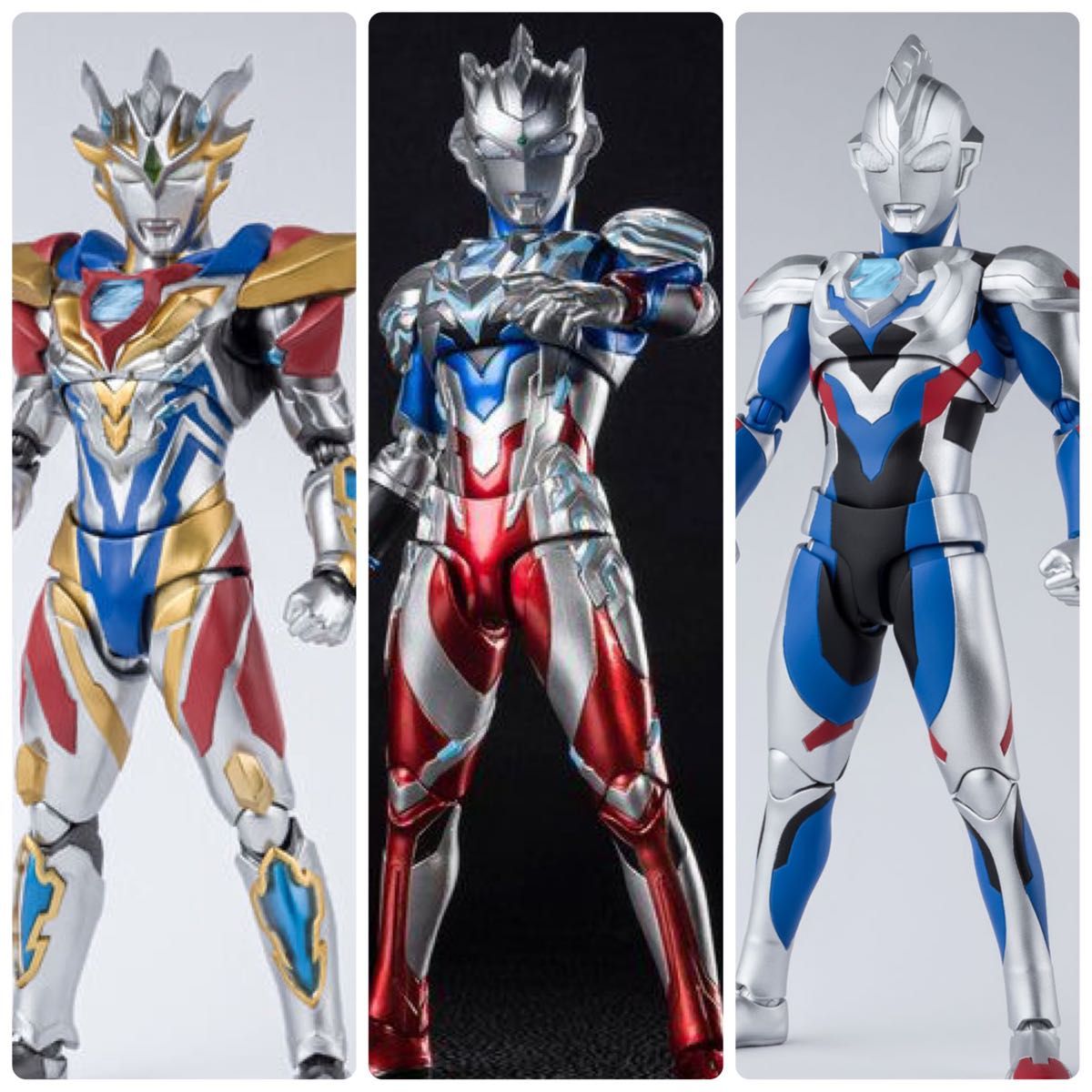 新品未開封3点S.H.FiguartsウルトラマンZオリジナル/ウルトラマンZアルファエッジ/ウルトラマンZデルタライズクロー