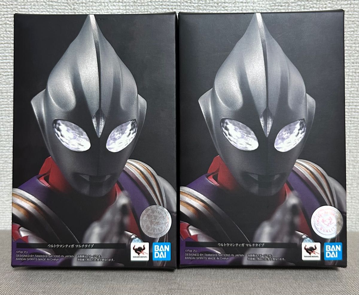 新品未開封 真骨彫製法ウルトラマンティガ マルチタイプ再販版 2個