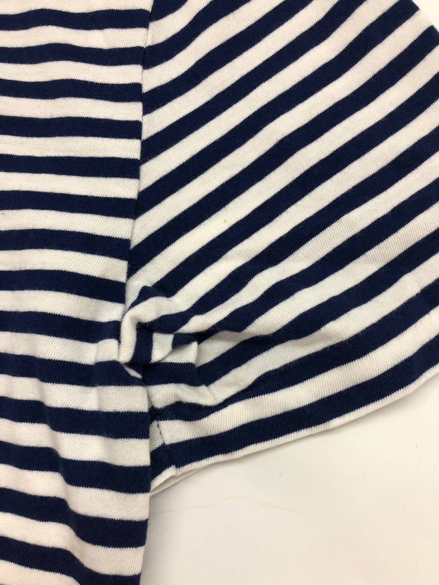 □POLO RALPH LAUREN 半袖Tシャツ S(170/92A) 紺×白 ボーダー ポロラルフローレン メンズ ポケット 綿100％ 複数落札同梱OK B231019-307●_画像8