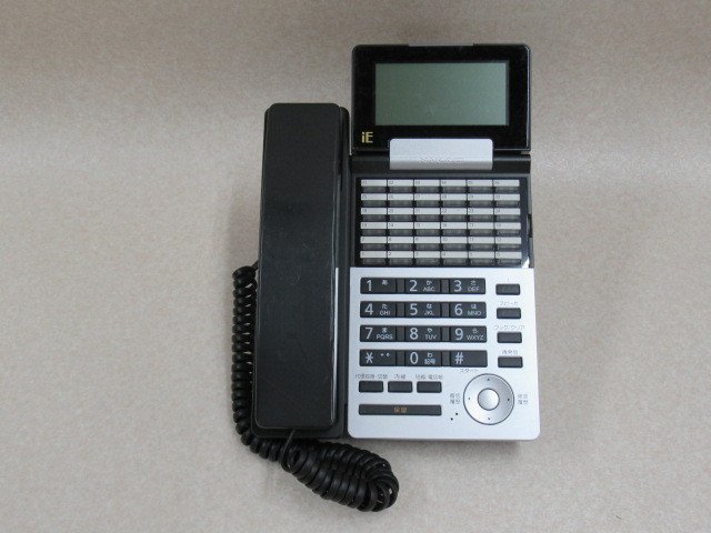 WA2 5002 保証有 キレイめ 18年製 ナカヨ NAKAYO iE 36ボタン標準電話機 NYC-36iE-SD(B)2・祝10000 取引突破 同梱可