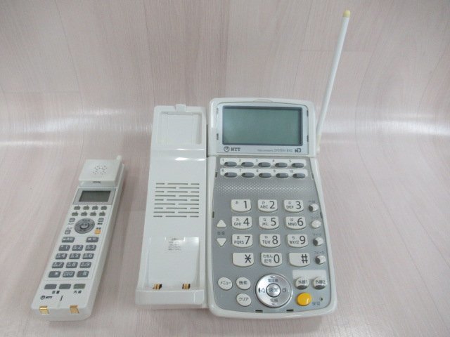 NU 0268※保証有 NTT BXⅡ カールコードレス電話機 BX2-CCLTEL-(1)(W)-