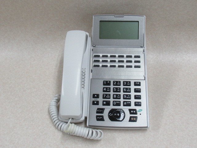 ZZJ1 5539♪ 保証有 キレイ 東17年製 NTT 18ボタンバス標準電話機 NX2-(18)BTEL-(1)(W) 動作OK・祝10000！取引突破！同梱可