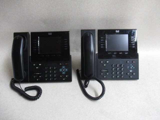 保証有 ZK3 3892) CP-8961 2台 CP-8961-CL-K9 シスコ Cisco IP Phone IP電話機 ビジネスホン 領収書発行可能 ・祝10000取引!! 同梱可のサムネイル