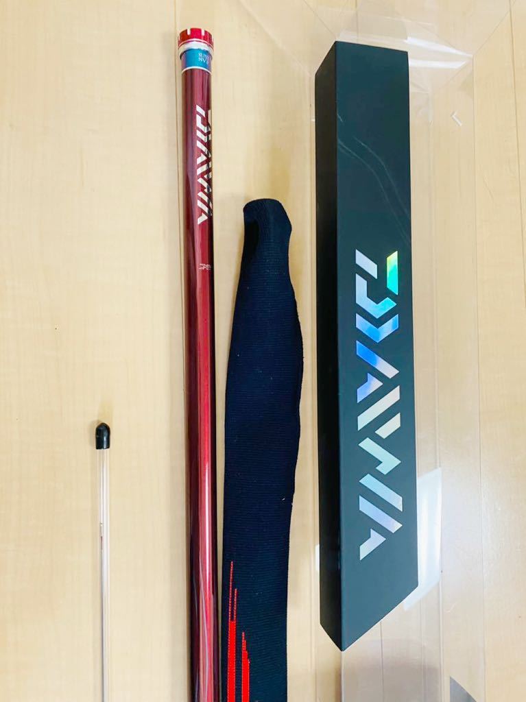 美品 ダイワ 銀影競技 タイプS H85 替穂先付き 人気機種 鮎竿 オール