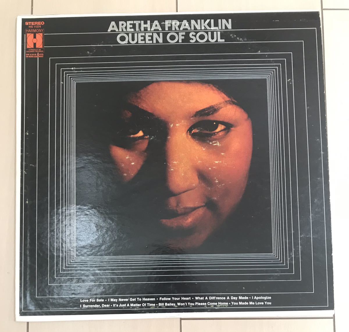 ■ARETHA FRANKLIN■アレサフランクリン■Queen Of Soul / 1LP / 歴史的名盤 / レコード / アナログ盤 / ヴィンテージLP_画像1