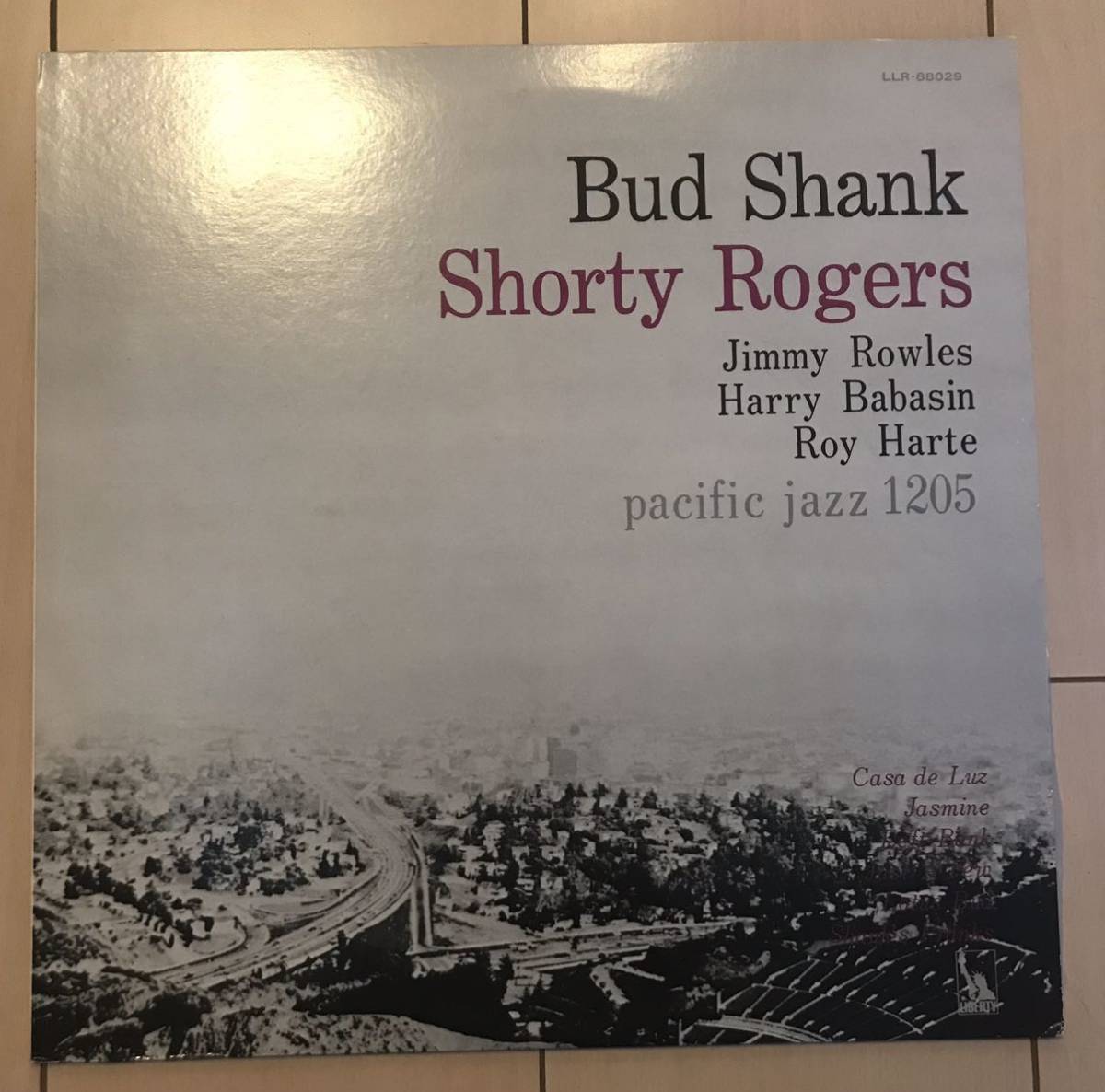 ■BUD SHANK / SHORTY ROGERS■バドシャンク / ショーティーロジャース■Bud Shank Qualtet / 1LP / Pacific Jazz 1205 / 歴史的名盤 / レ_画像1