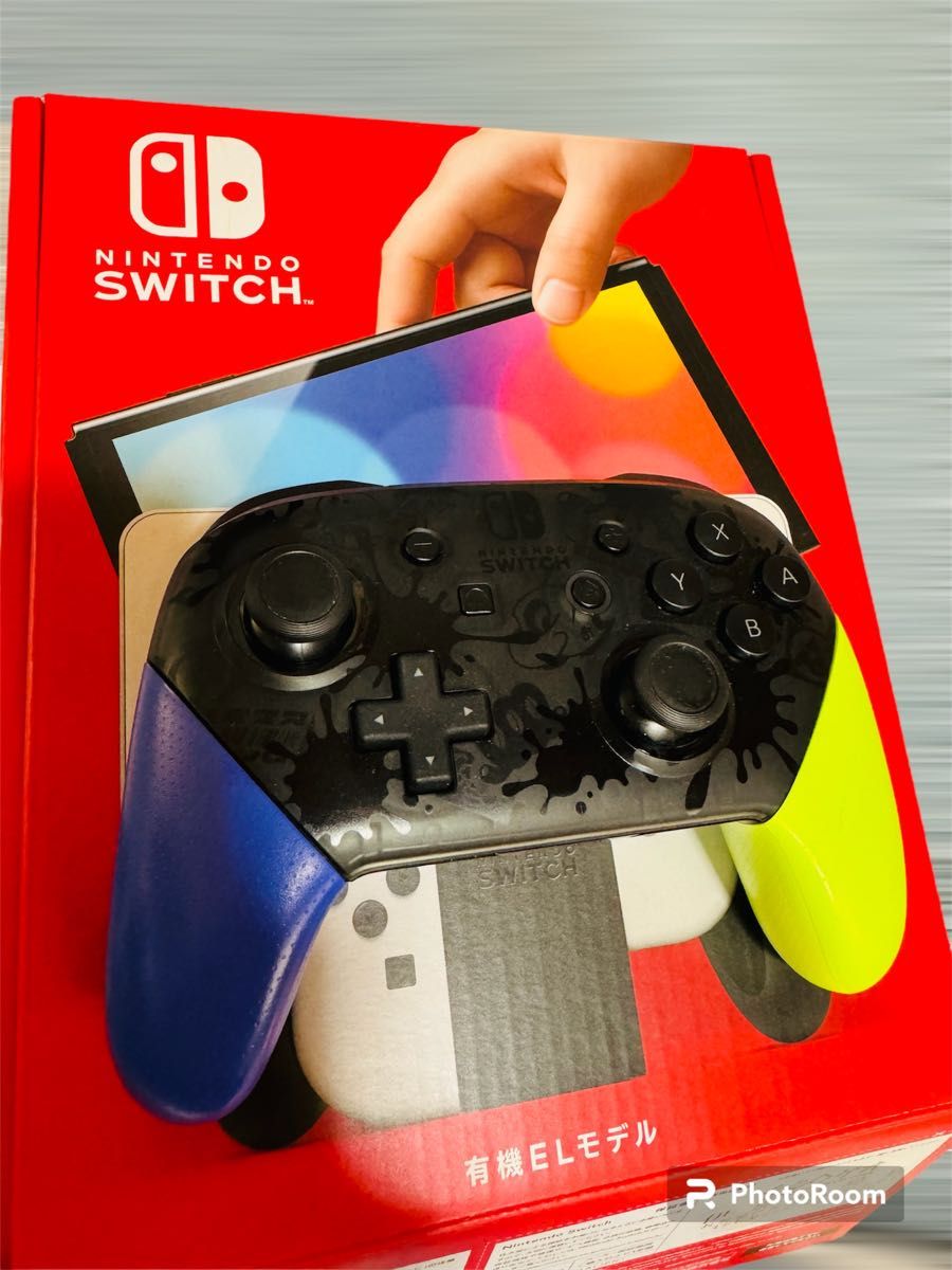 Switch本体有機EL JCホワイト スプラトゥーンセット Proコントローラー