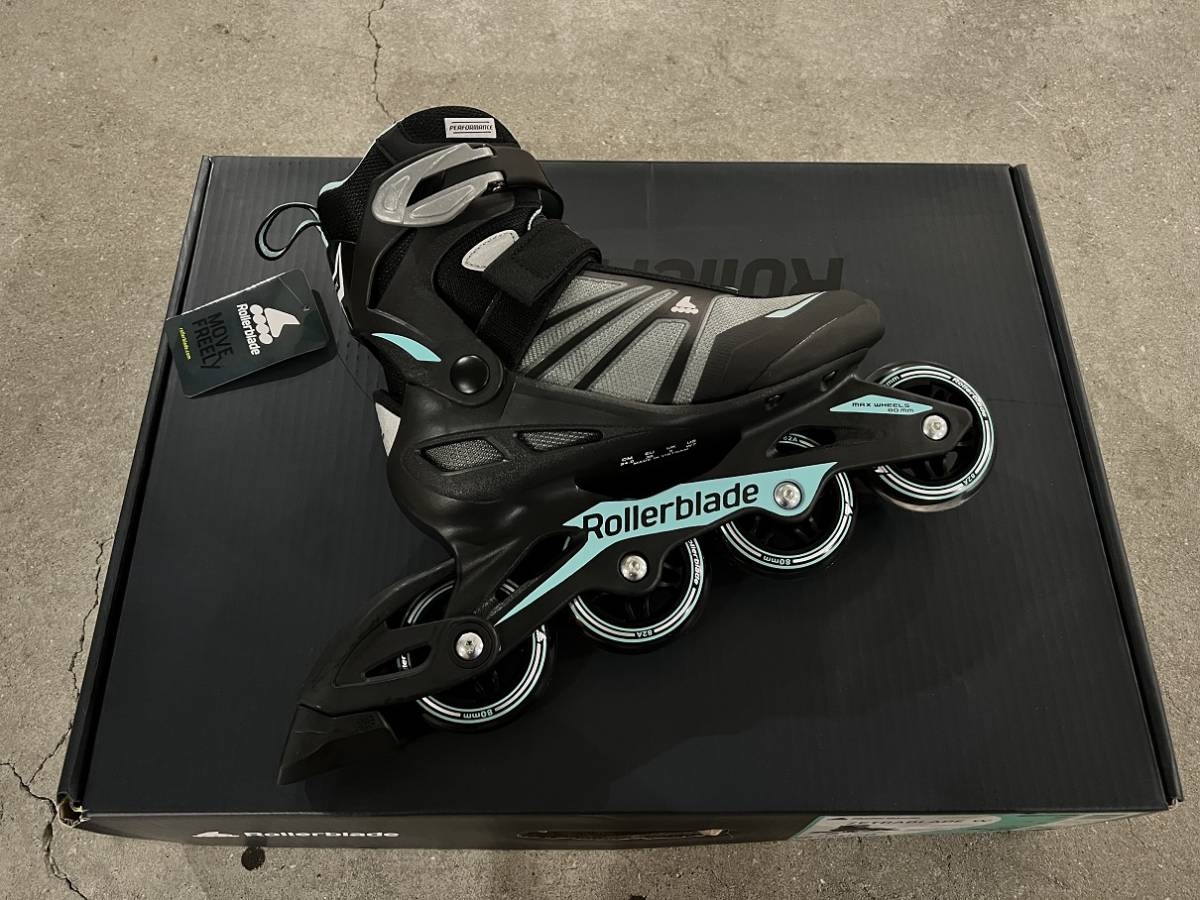  новый товар! не использовался товар!NEW модель фитнес роликовые коньки [ROLLERBLADE ZETRABLADE W|23.0.]