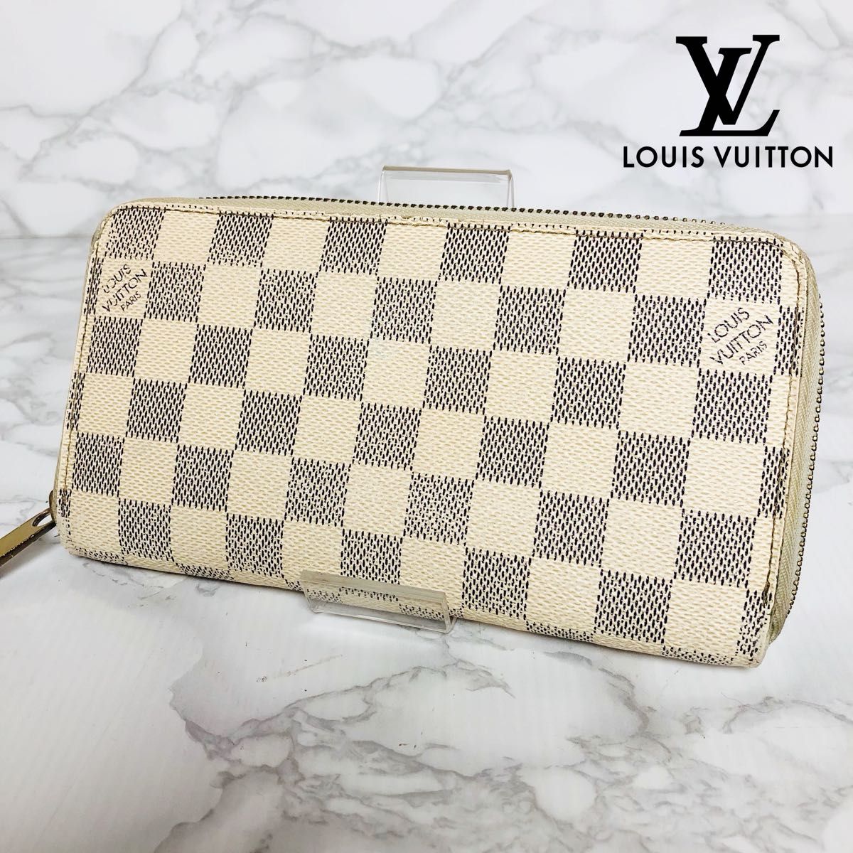 人気商品 LOUIS VUITTON ルイヴィトン ダミエ アズール ジッピー