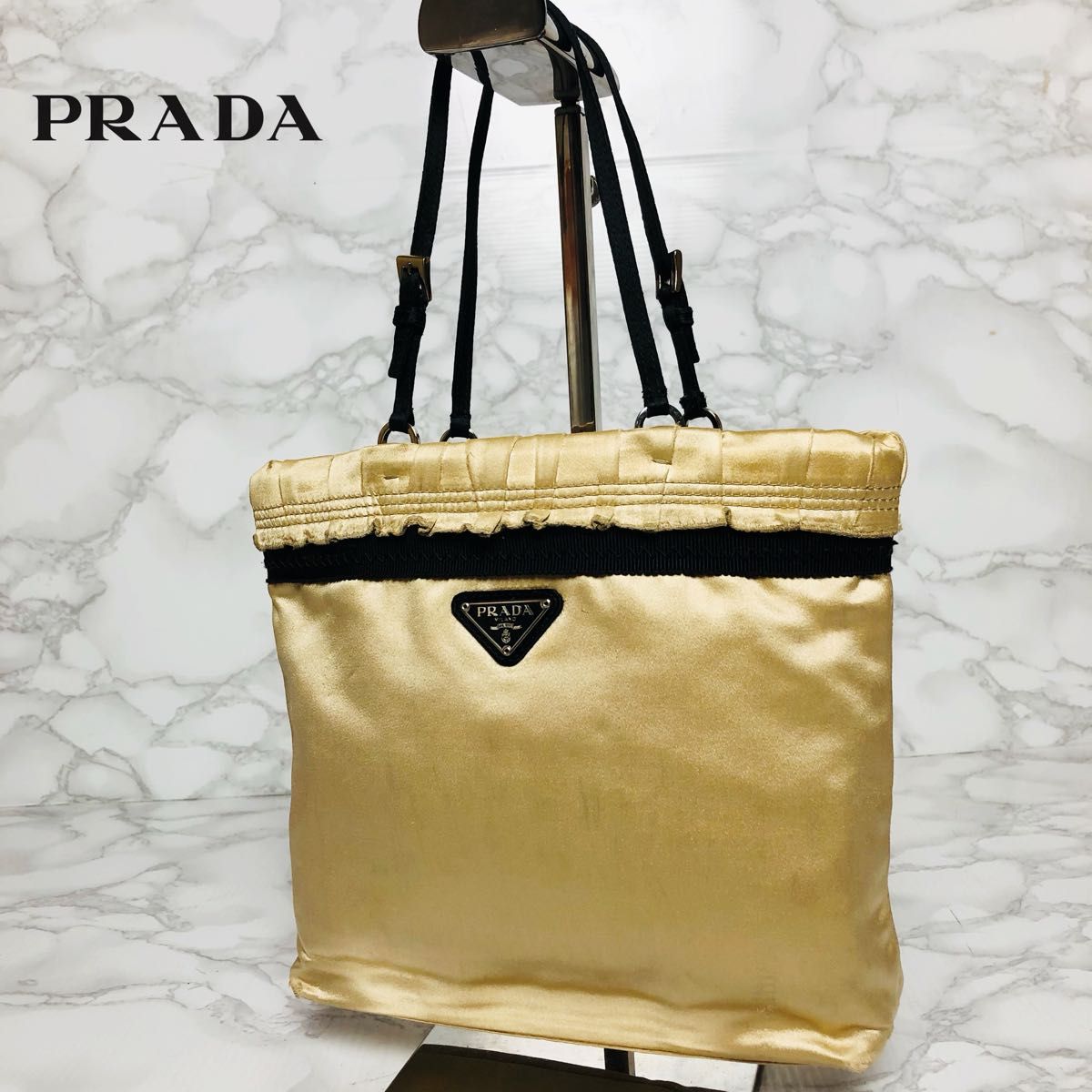 PRADA プラダ ミニハンドバッグ 三角ロゴ Yahoo!フリマ（旧）-