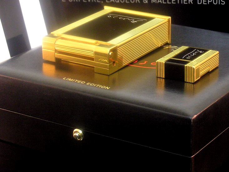 話題の人気 程度・並の上の上↑】エス・テー・デュポン 23K ライン1S 限定 デュポン