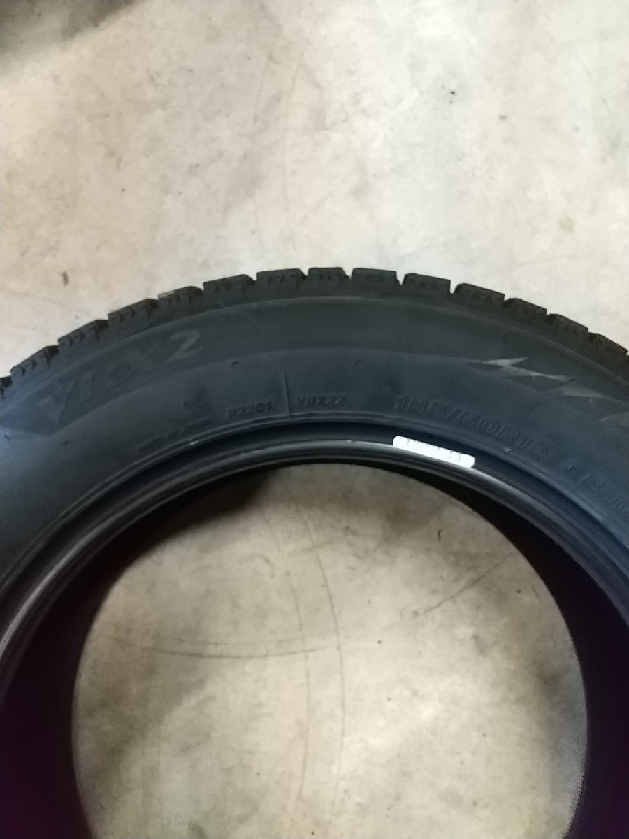 イボ付 2022年製 VRX2 185/60R15 ４本セット_画像8