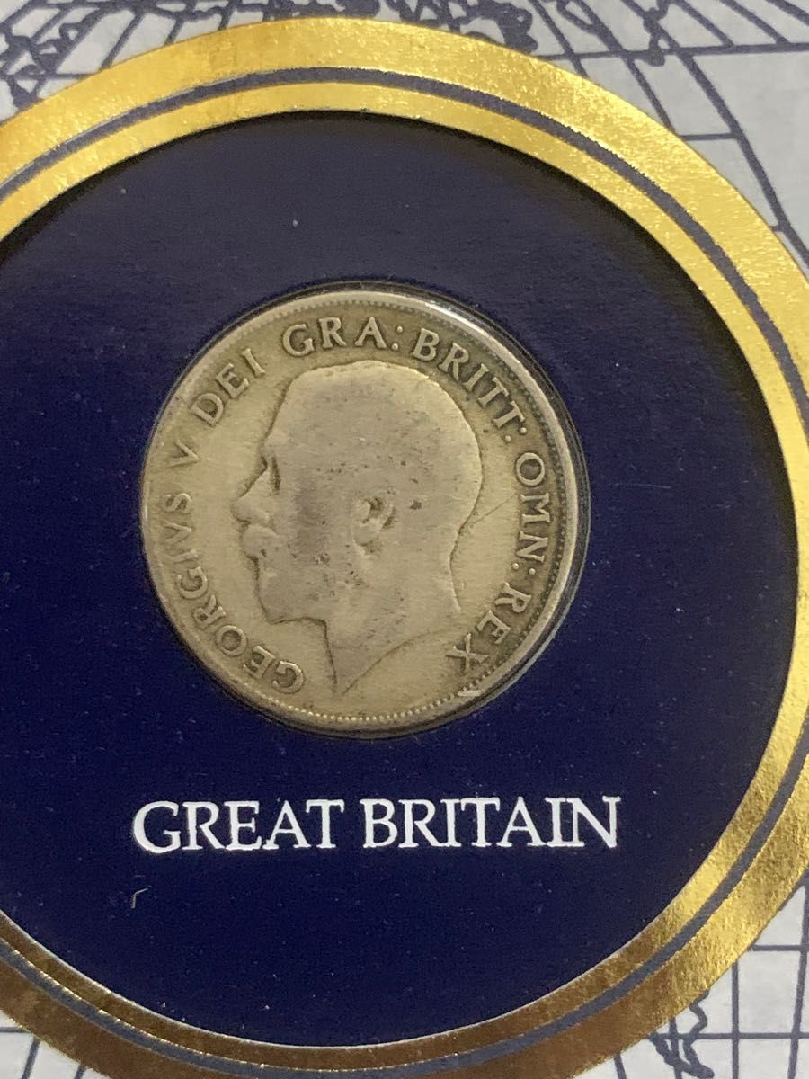 イギリス 1920年 1シリング 硬貨 美品 フランクリンミント社 イギリス 1シリング 銀貨 1920年|Yahoo