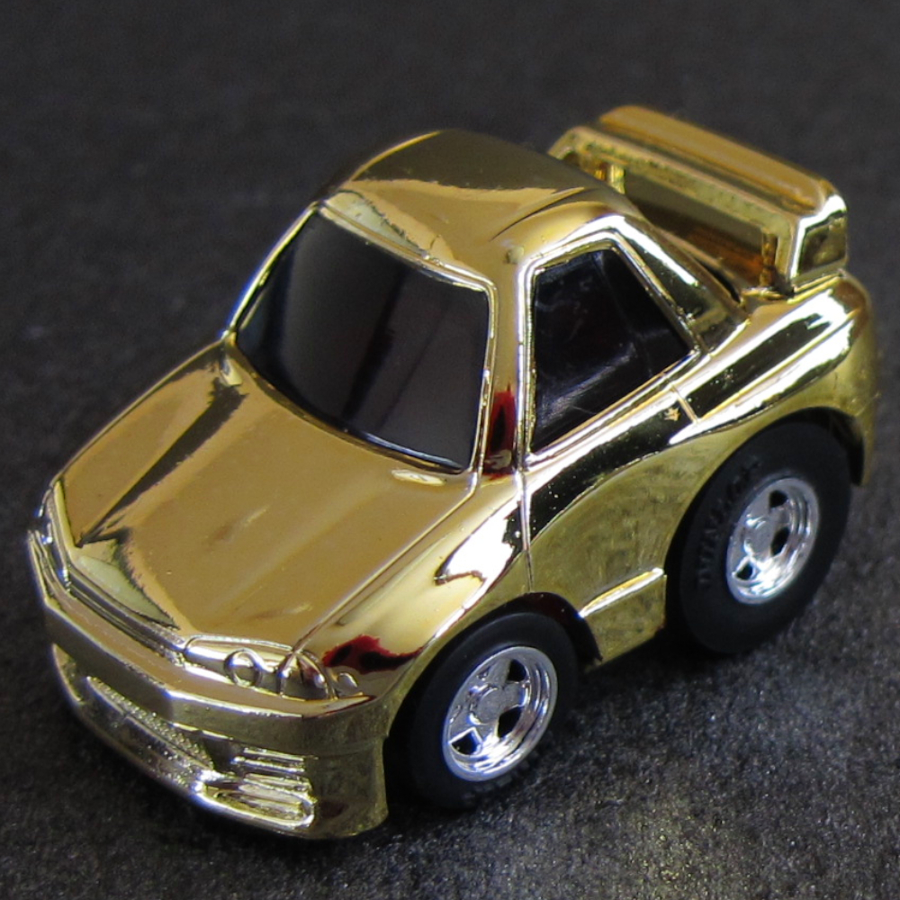 日本製 チョロＱ チョロリンピック 金賞 HG No.21 スカイライン GT-R R32 金メッキ_画像1