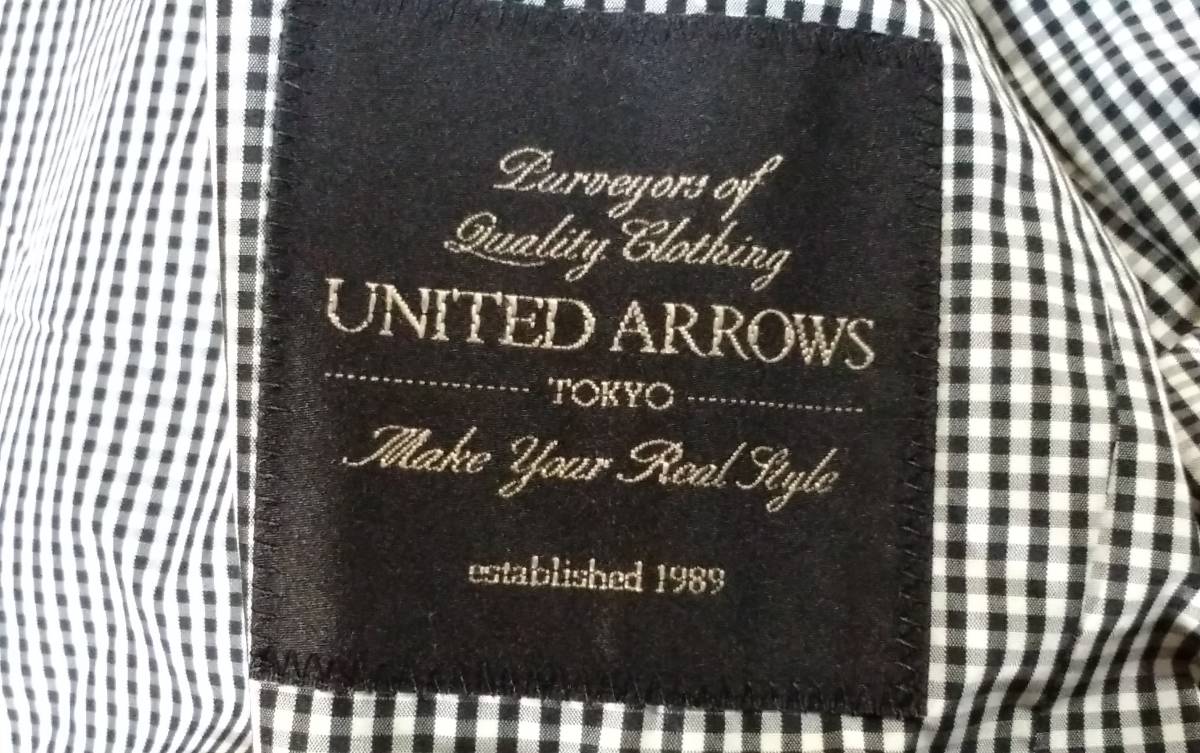 UNITED ARROWS ユナイテッドアローズ コート SIZE:S 白 黒 送料1000円～_画像8