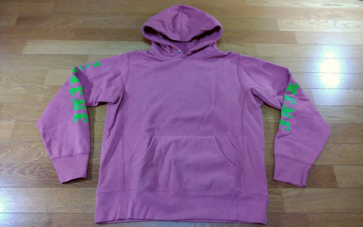 シュプリーム 18AW Supreme Gradient Sleeve Hooded Sweatshirt グラディエント パーカー 裏起毛 SIZE:S 送料1000円～_画像2