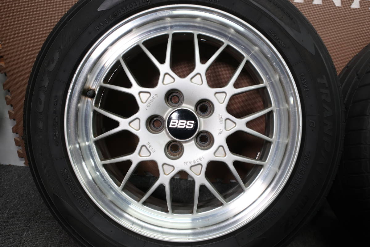 BBS　スバルオプション　トーヨー　205/55R16　PCD100　レガシィ　BRZ プリウス流用にも　室内保管_画像3