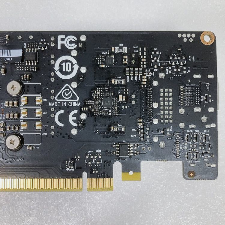 MSI GEFORCE GTX1050Ti 4GT LP 動作確認済み PCパーツ グラフィックカード 自作PC 部品_画像10