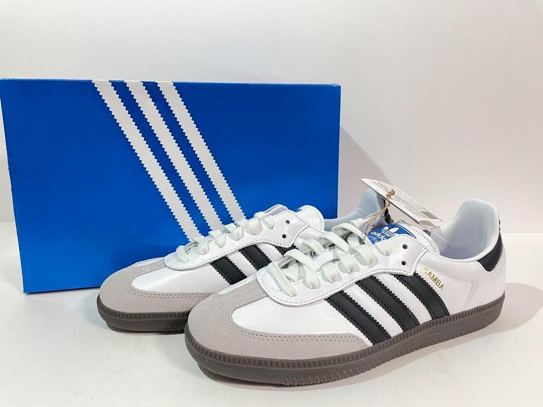 新品】27.5cm adidas SAMBA OG サンバ ホワイト-