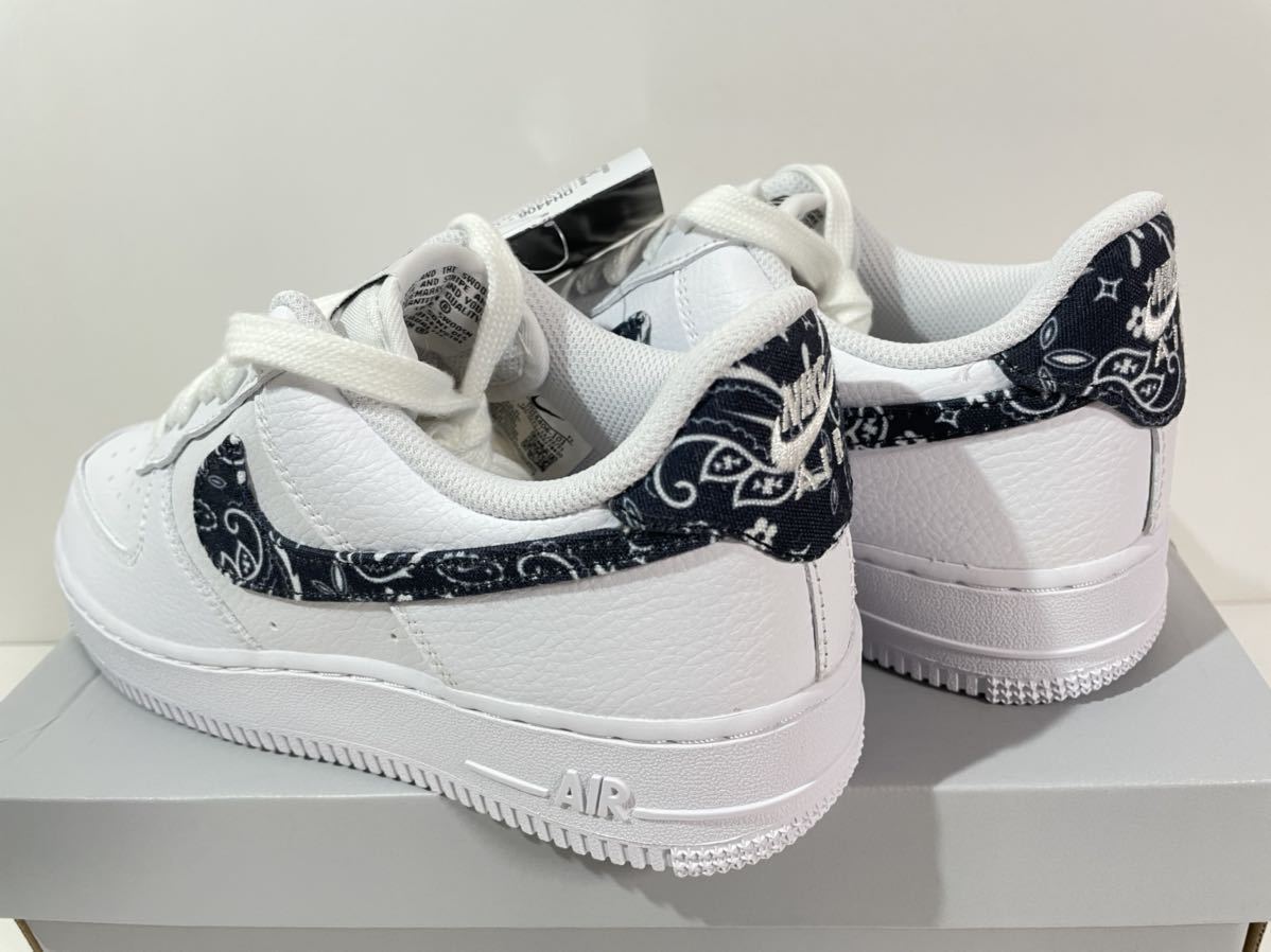 【新品】24㎝　Nike WMNS Air Force 1 Low '07 Essential Brack Paisleyエアフォース1 ロー '07 エッセンシャル ブラック ペイズリー_画像4