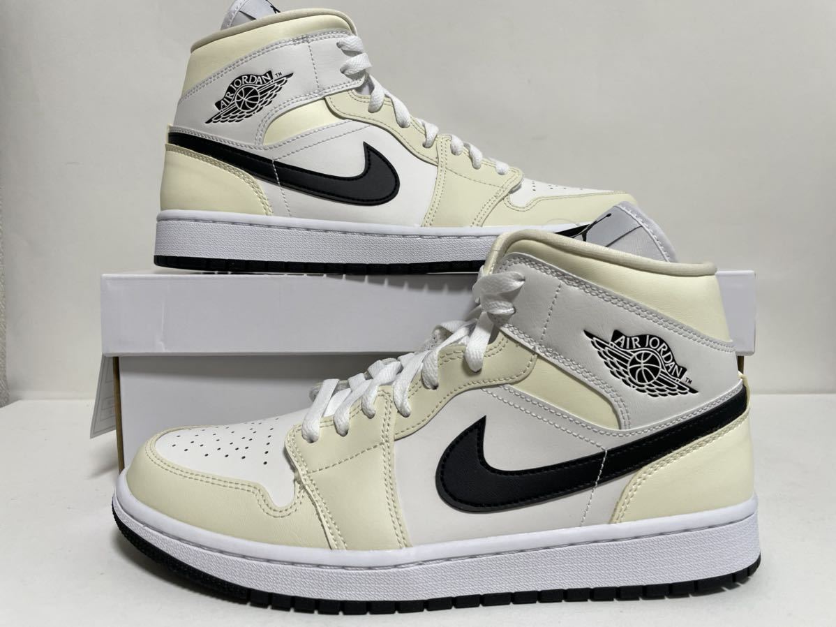 【送料無料】【新品】ウィメンズ27.5㎝　NIKE WMNS AIR JORDAN 1 MID ナイキ ウィメンズ エア ジョーダン 1 ミッド ココナッツミルク