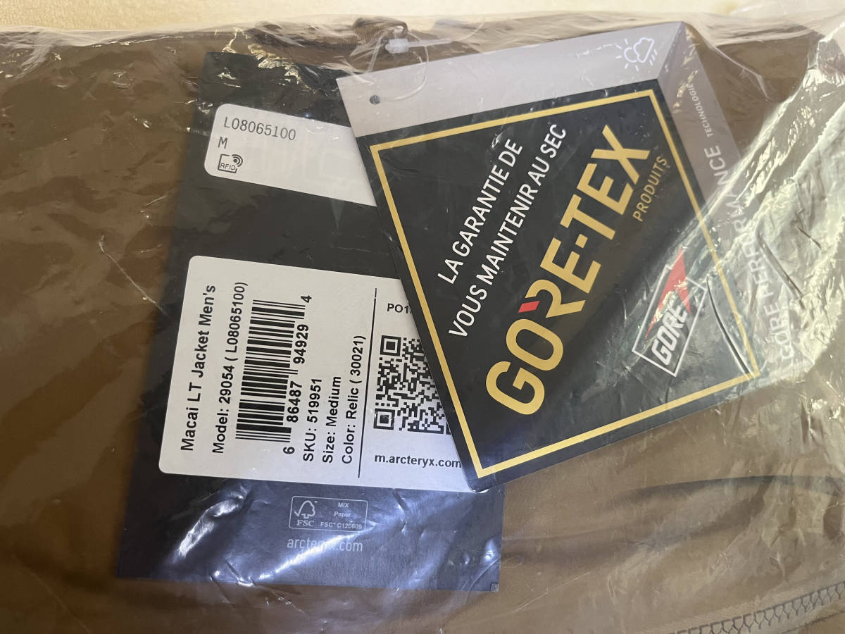 新品】Mサイズ ARC'TERYX MACAI GORE-TEX アークテリクス マカイ 新品】Mサイズ ARC'TERYX MACAI GORE-TEX アークテリクス マカイ