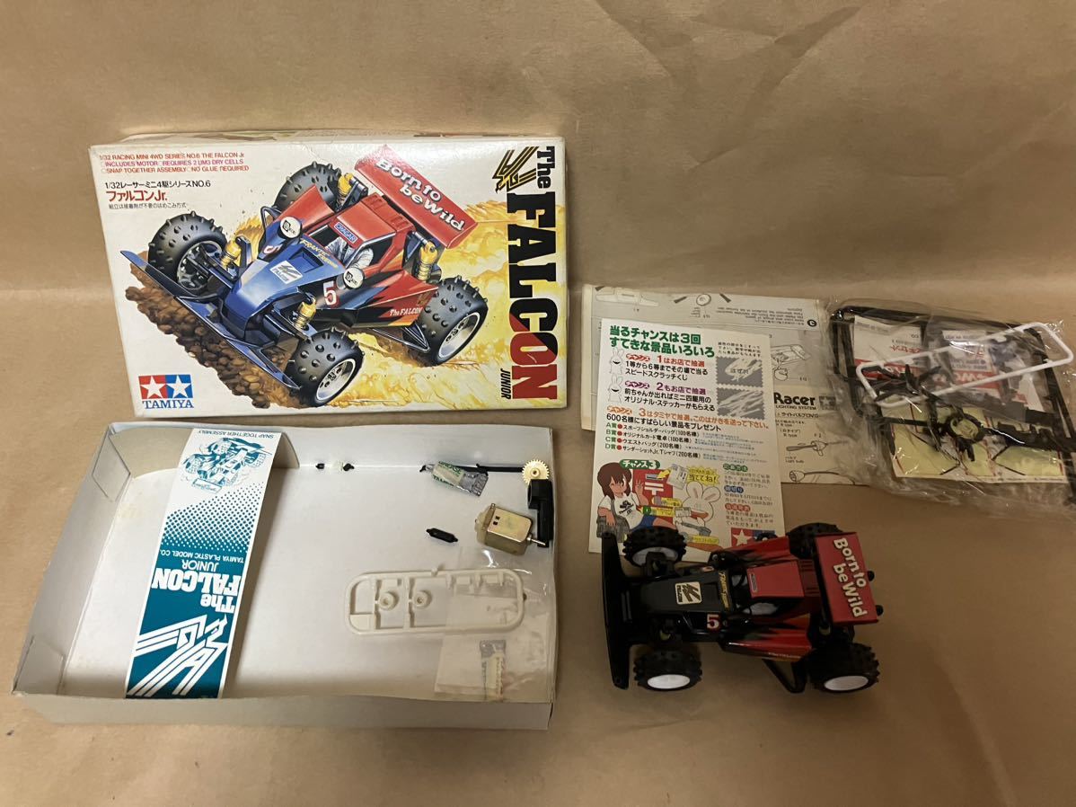 完成品　タミヤ ミニ四駆 ファルコンJr. ファルコン FALCON No.6 1/32 当時物 TAMIYA プラモデル_画像1