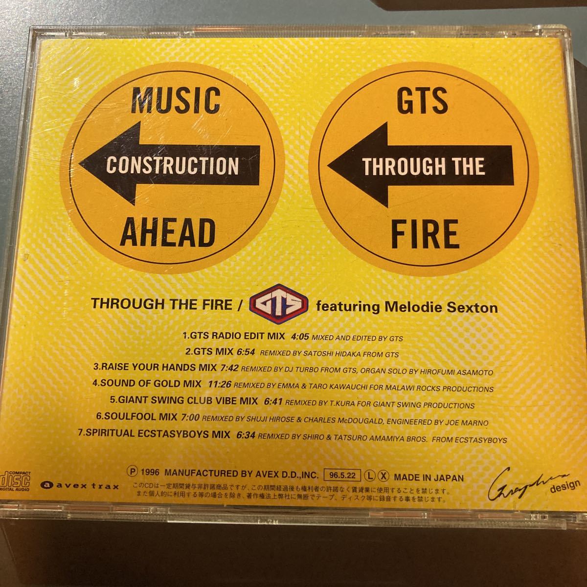 CD★GTS／「RE-BIRTH(2CD)」「GROOVE THAT SOUL」「THROUGH THE FIRE」３タイトルまとめて_画像3