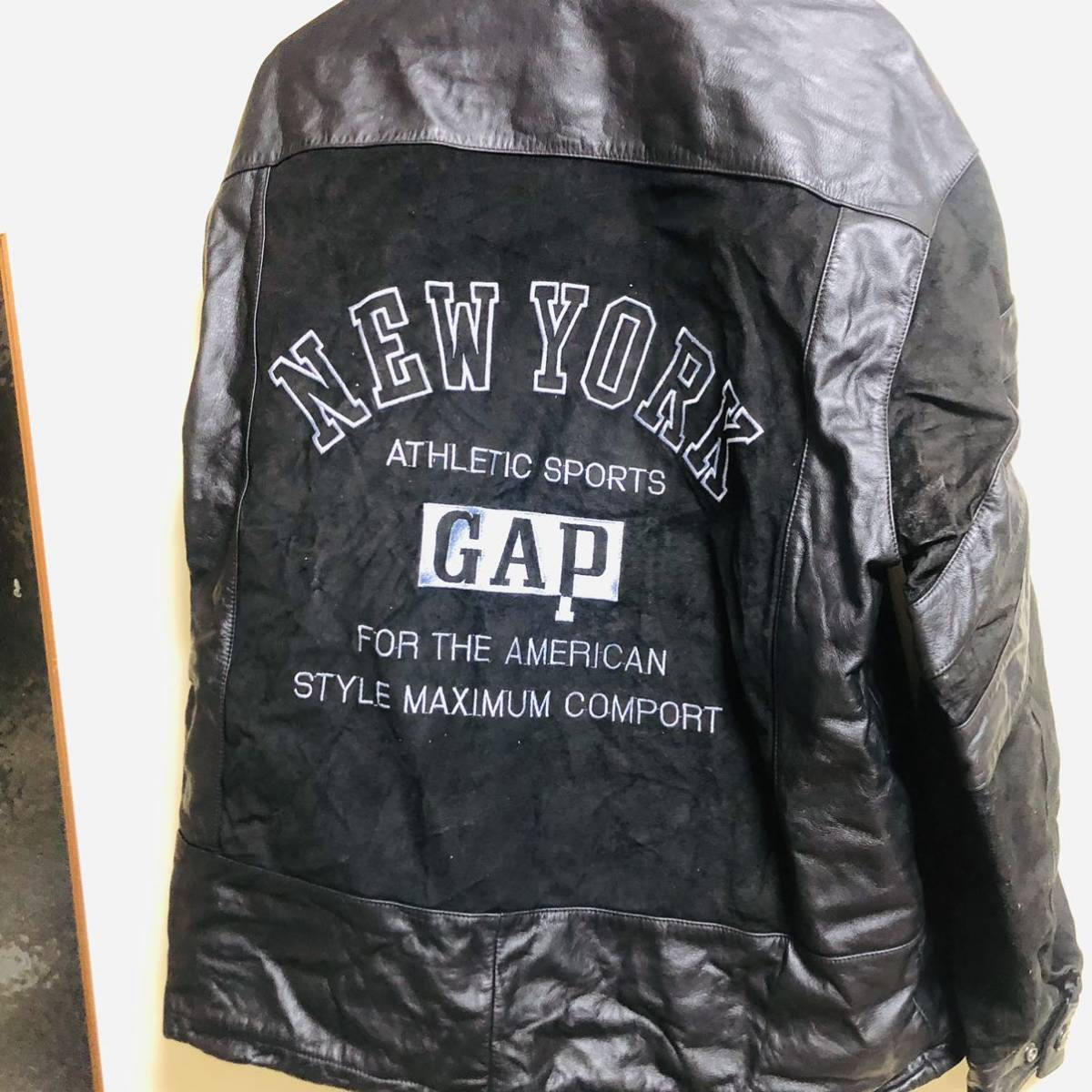 日本最大のブランド オールド GAP ギャップ レザー ジャケット