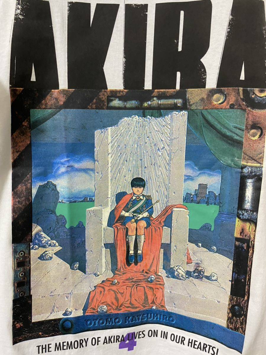 最終値下げ！　AKIRA 4巻 tシャツ ヤンマガ　未使用品　L 大友克洋　金田　鉄雄　講談社_画像1