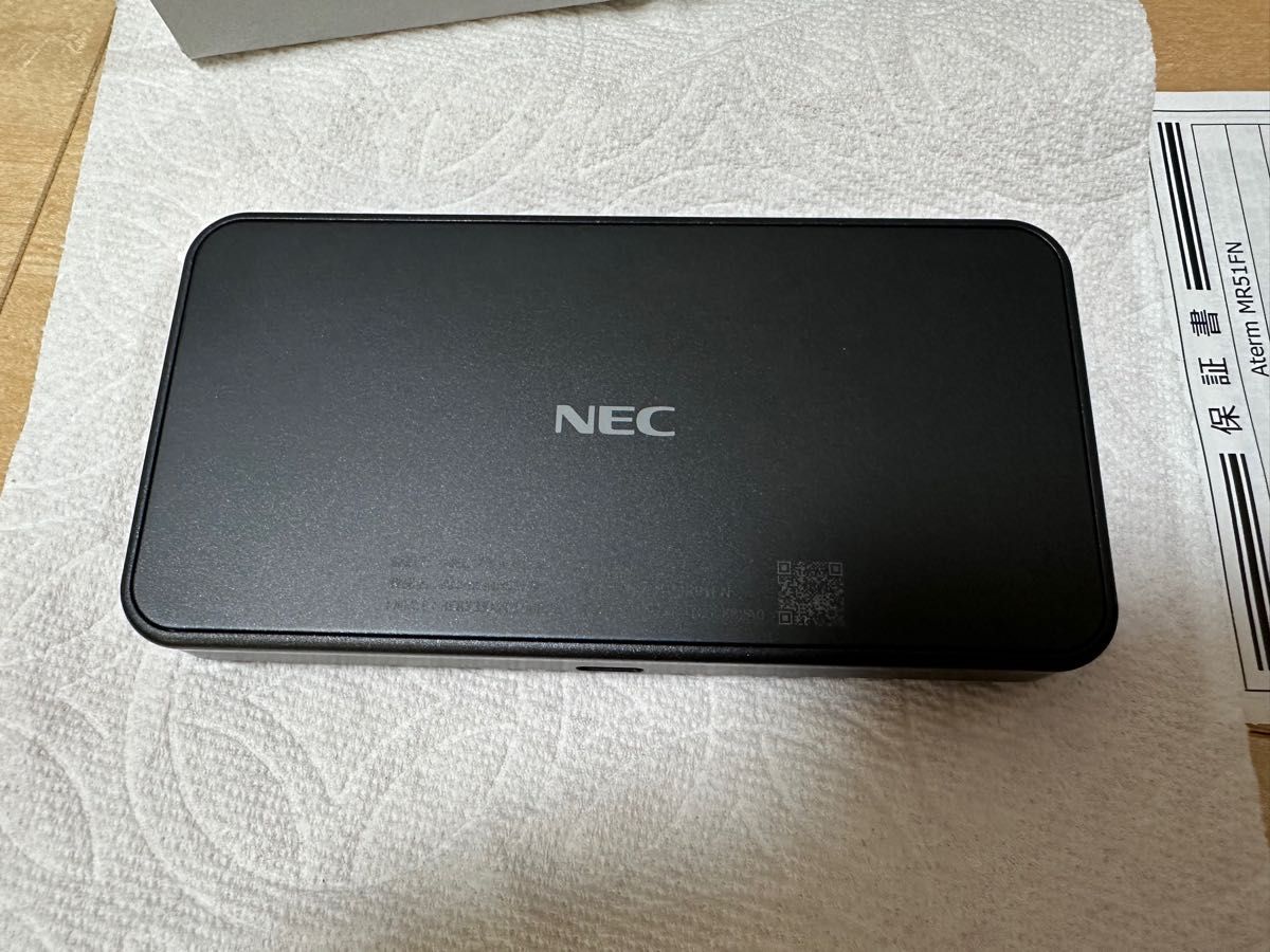 NEC 5Gモバイルルータ Aterm MR51FN クレードル付き 中古 SIM NEC 5Gモバイルルータ Aterm MR51FN クレードル付き 中古 SIM