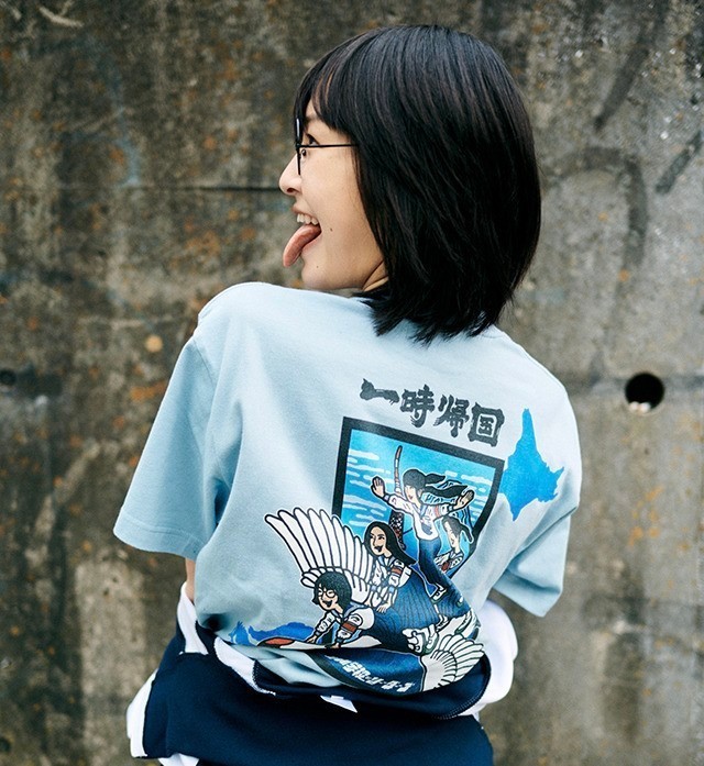 送料無料 新しい学校のリーダーズ XXL ラスト1枚 一時帰国 Tシャツ アシッドブルー 青春日本代表 ATARASHII GAKKO! SUZUKA MIZYUの画像6