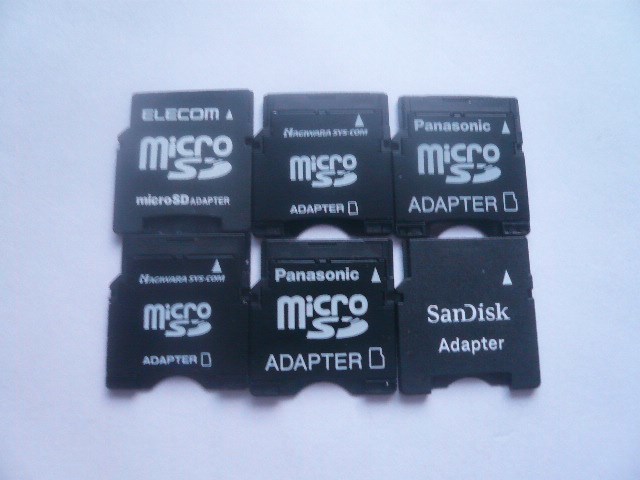 microSD → miniSDカード　変換アダプター　11枚セット　ジャンク扱い　_画像1