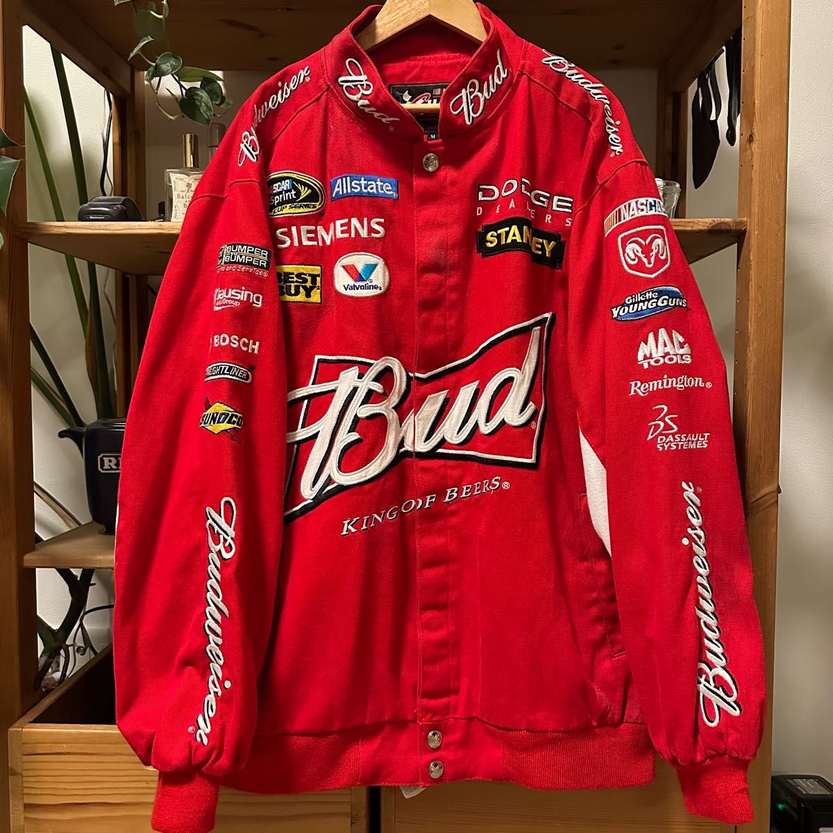 レーシングジャケット　バドワイザー Budweiser CHASE NASCAR ナスカー バドワイザー 古着