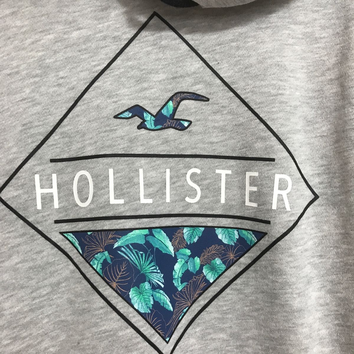 【HOLLISTER】 スウェットパーカー  プルオーバー  裏起毛  S