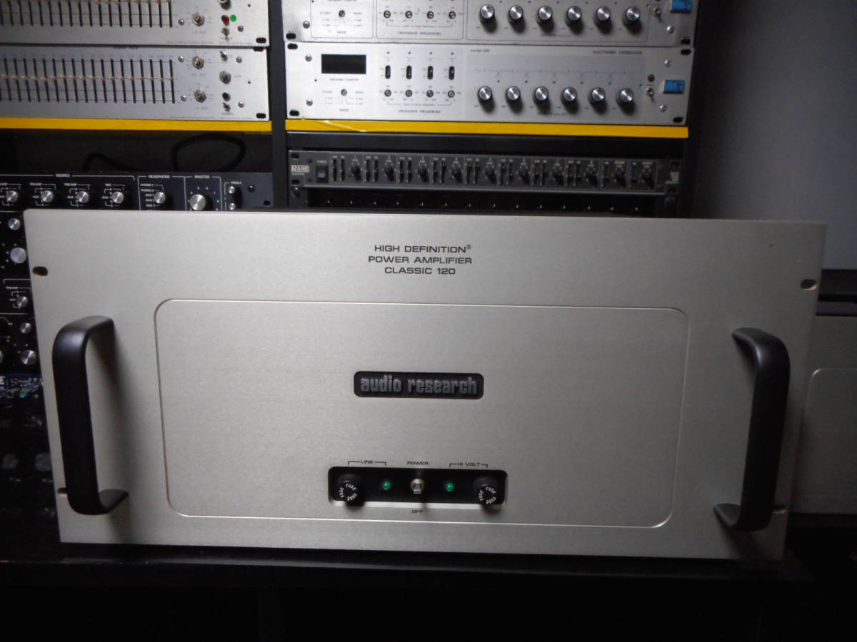 定価140万ジャンク Audio research CL120 オーディオ リサーチ CLASSIC120 真空管 パワーアンプの画像4
