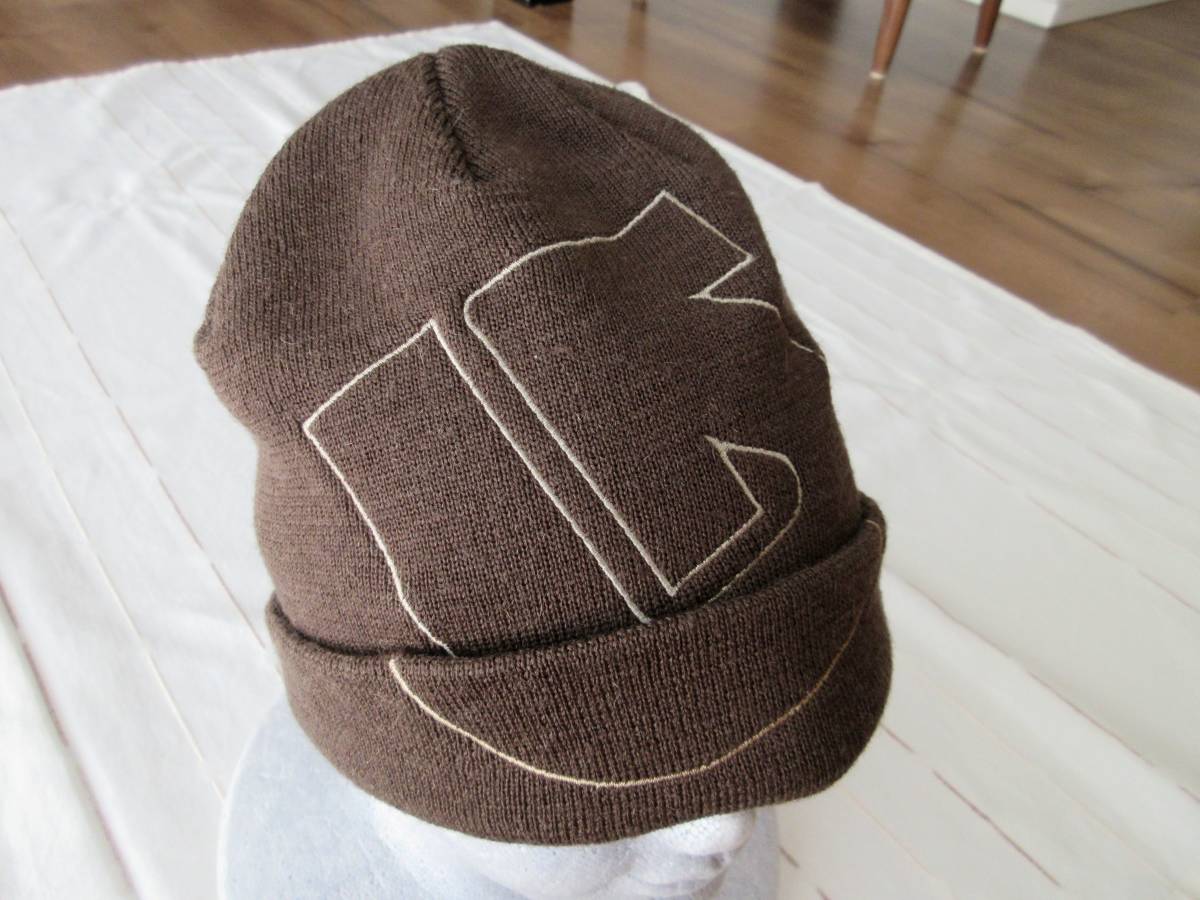 BURTON バートン ニット帽子 フリーサイズ 茶色 ブラウン レディース メンズ ウール帽子 ニット帽_画像1