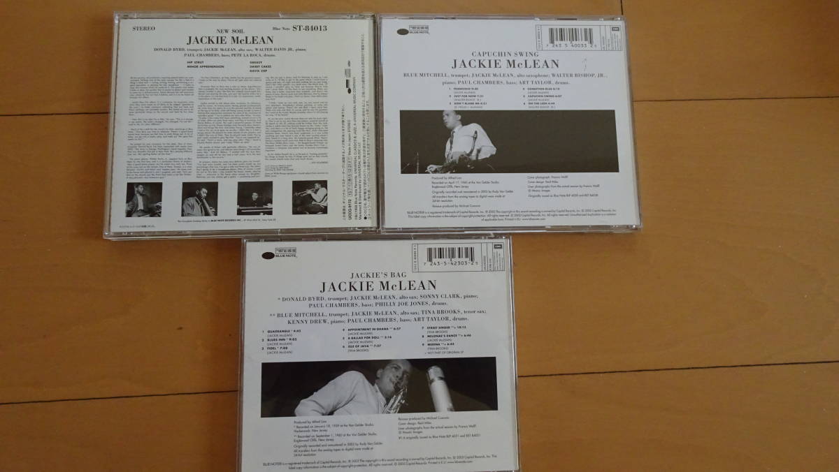 CD : JACKIE McLEAN (alto sax) / BLUE NOTE : ジャズ : 計１３ 点 (追加1点含む）_画像3