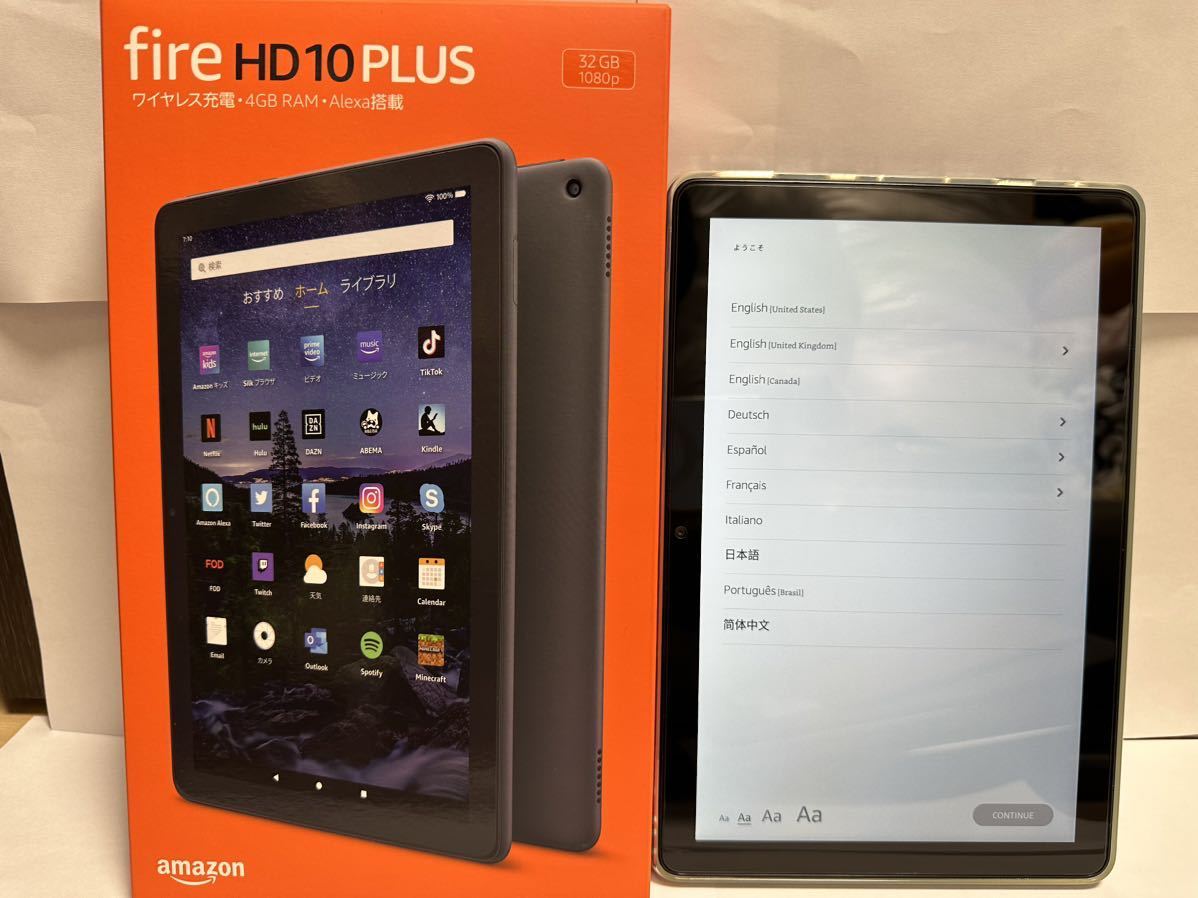 最新情報 Plus 10 HD Fire タブレット 使用頻度少 美品 2022年11月末