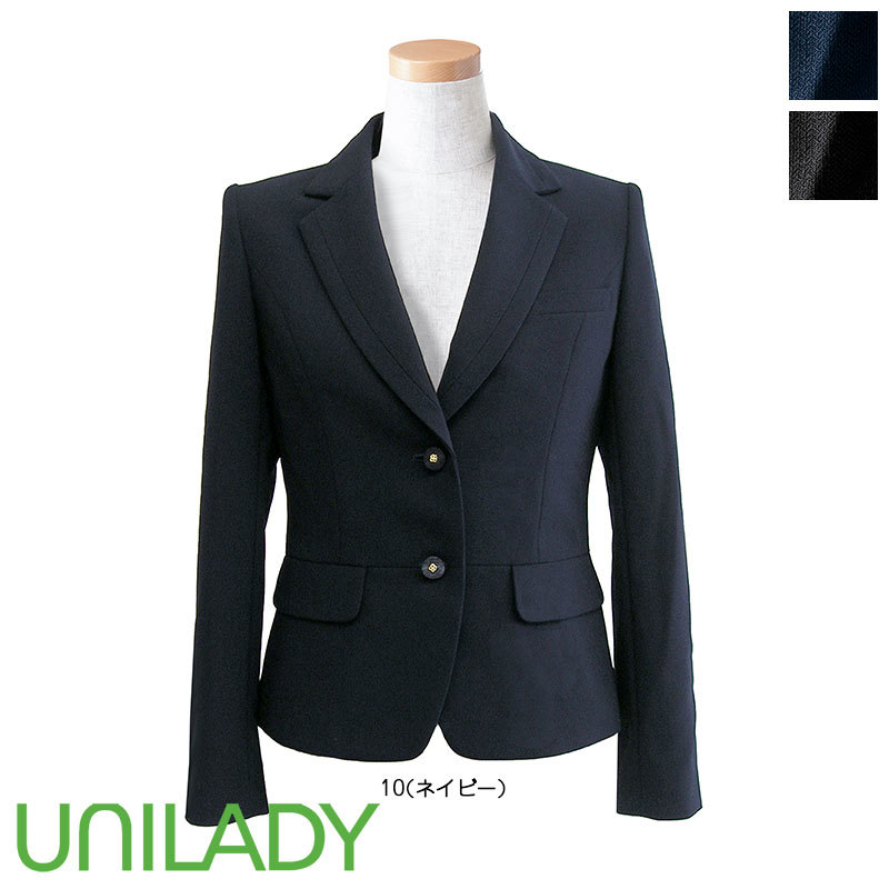 【新品】UNILADY_7号ジャケット（10：ネイビー）U2336/ユニレディ/かわいい会社事務服/おしゃれOL制服_画像1