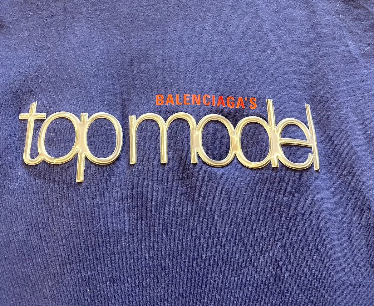 正規 BALENCIAGA topmodel S タグ付き 正規店購入 半袖Tシャツ