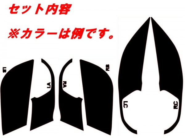 スイフト 新型 ドアキックガード ４Dカーボン調 車種別カット済みステッカー専門店　ｆｚ ZC33 ZC55 ZC43 ZC83 ZC13_画像2