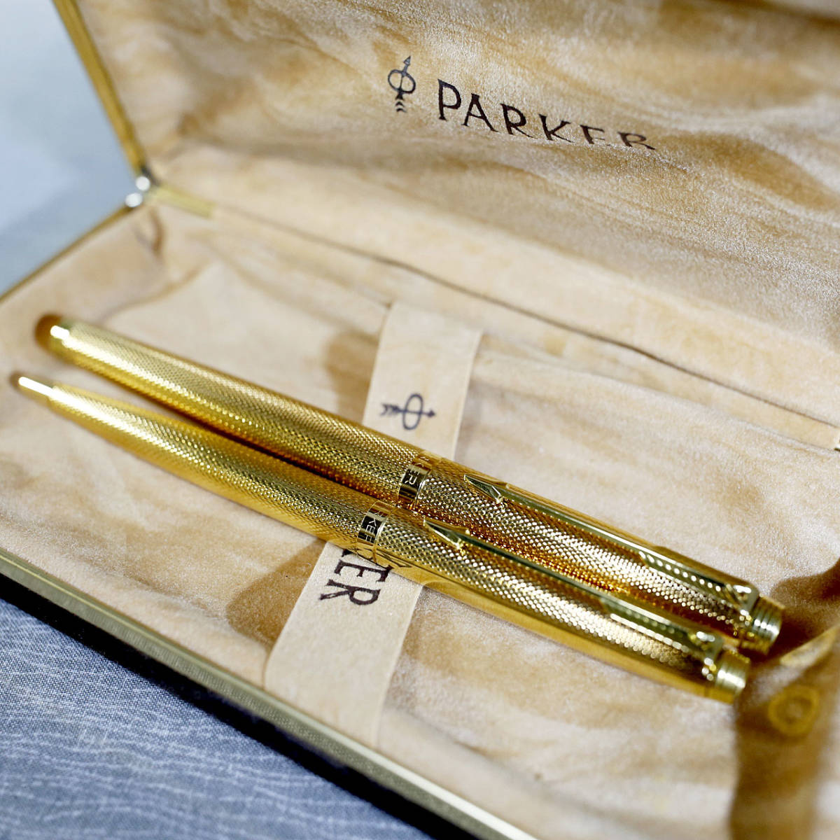 【２本セット】パーカー 万年筆 ボールペン ゴールド グレンドルジュ フランス製 通販激安サイト
