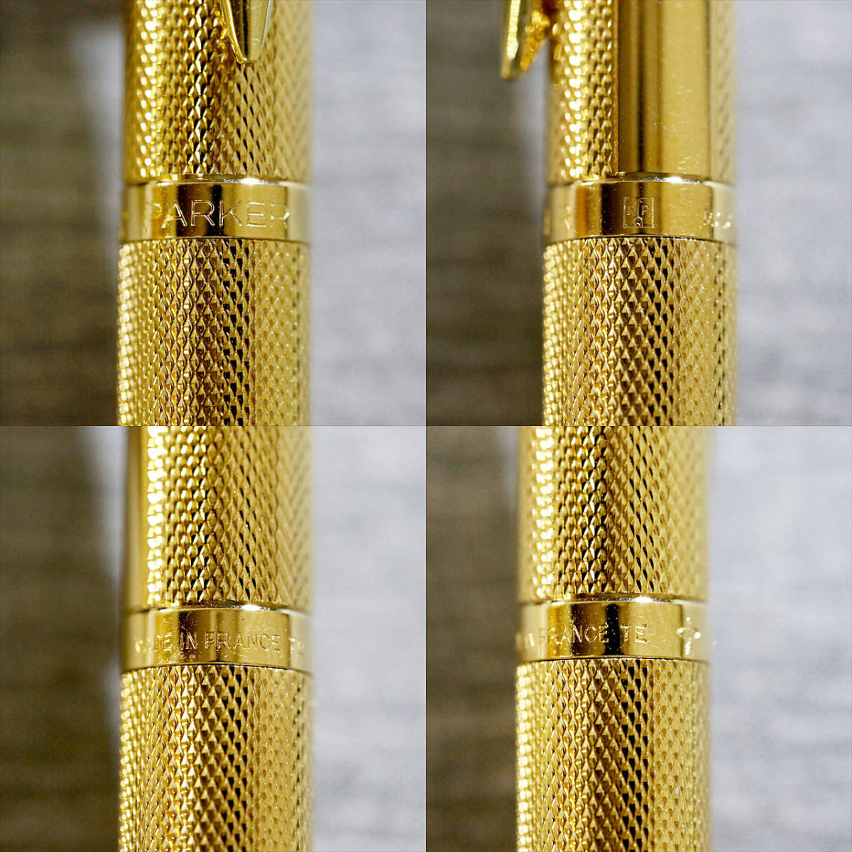 【２本セット】パーカー 万年筆 ボールペン ゴールド グレンドルジュ フランス製 8