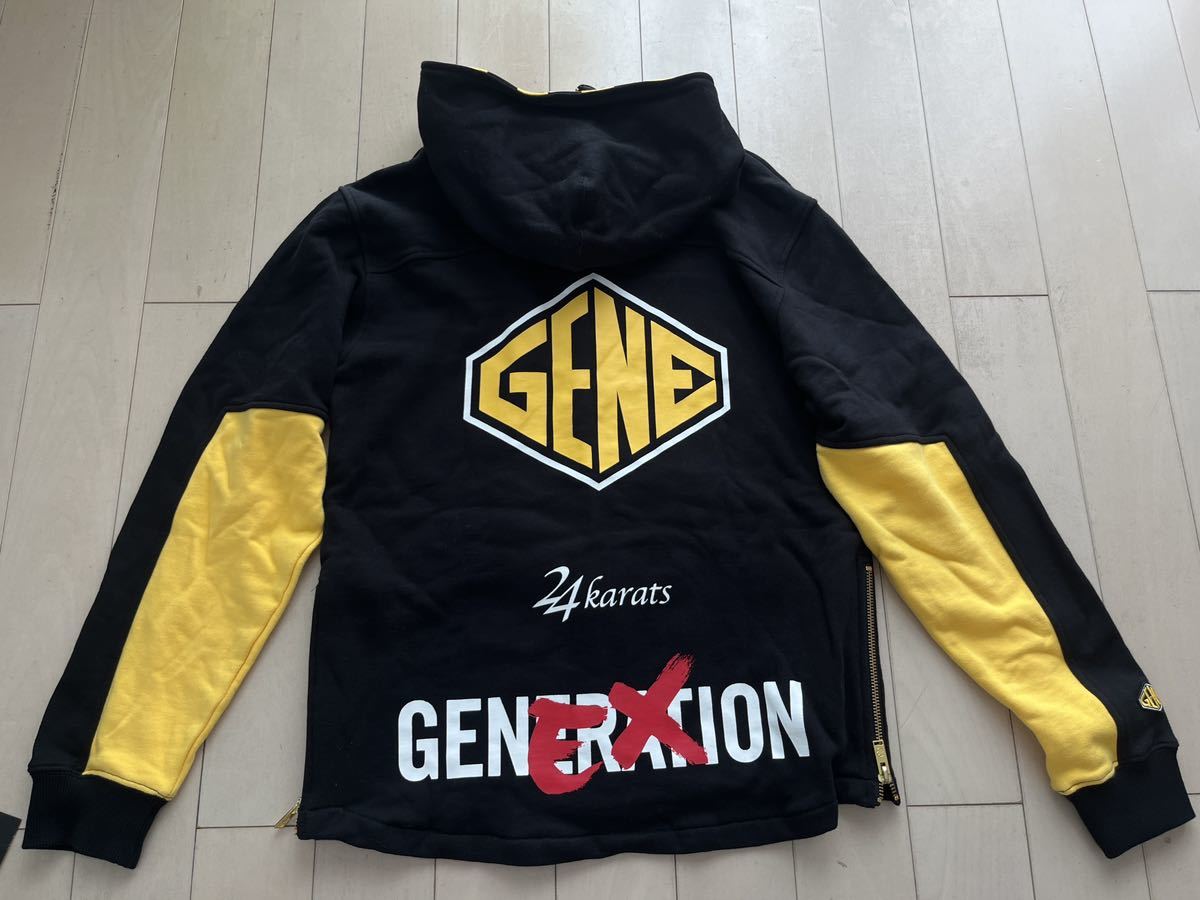 ◆新品◆24karats セットアップスウェットジャージ Sサイズ ブラック×イエロー EXILE 3代目JSB GENERATIONS_画像4