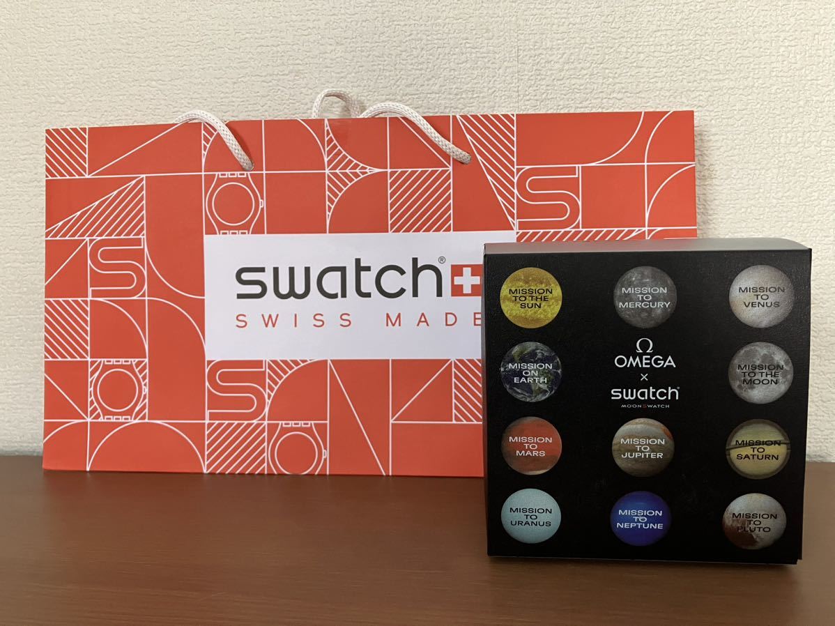 新品未使用 OMEGA swatch moonwatch オメガ スウォッチ スピード